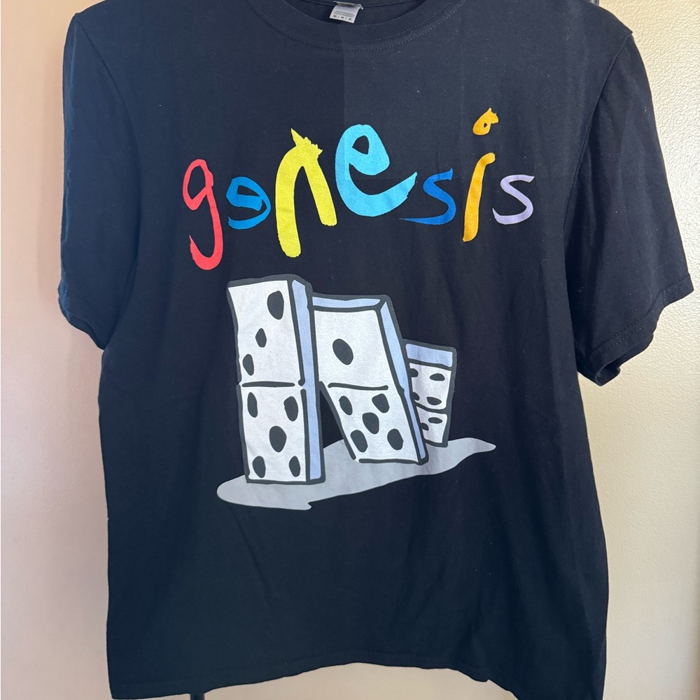 Genesis, The Last Domino? Concert Tour Black T-Shirt